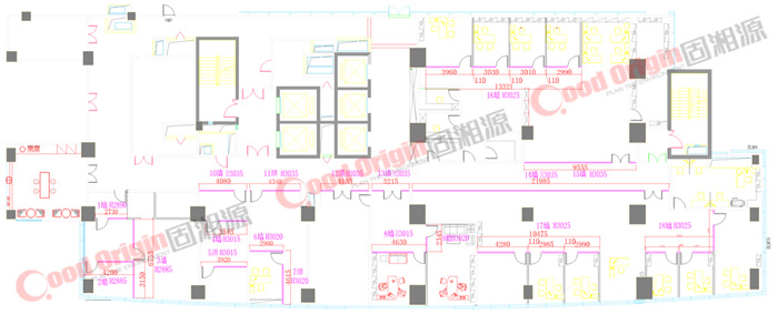 固湘源隔墙案例-株洲美的万豪酒店-平面图